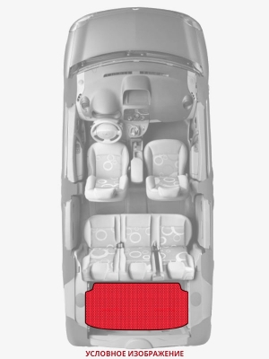 ЭВА коврики «Queen Lux» багажник для Mercedes GLE-class Coupe